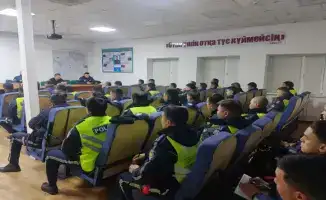 Учебное занятие полиции Павлодара по антитеррору