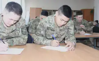 Национальная гвардия участвует в общереспубликанском диктанте к Дню Республики