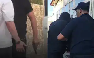 В Алматы водитель внедорожника с предметом, похожим на пистолет, устроил дорожные разборки и был арестован