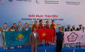 Чемпионат Азии по академической гребле Казахстан медали соревнования Хайфон