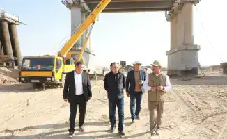 В Сарыагашском районе активно продолжается строительство железнодорожной линии "Дарбаза – государственная граница с Узбекистаном"