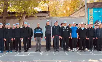 Шымкент: 56 новобранцев отправляются в армию!