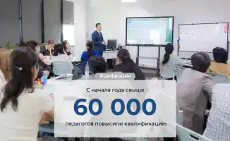 63 208 учителей прошли курсы повышения квалификации, 55% из них — учителя сельских школ