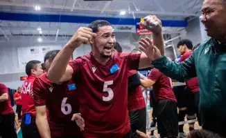 Казахстанская сборная бронза Кубка мира волейбол сидя