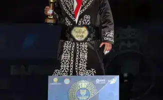 Марат Байкамуров выигрывает титул чемпиона на международном турнире по қазақ күресі «Қазақстан Барысы – 2025»