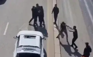 Алматинские водители устроили уличную битву на дороге