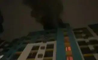 В Ауэзовском районе Алматы произошёл пожар в жилом комплексе: видео с места ЧП