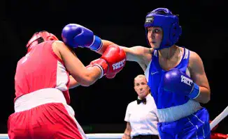 В финале Азиады Казахстан одержал уверенную победу над Узбекистаном, завершив бой с тремя нокдаунами. В весовой категории до 66 килограммов казахстанка Аяулым Оспанова успешно выступила против узбекистанки Улболсын Жалгасбаевой, обеспечив себе выход в фин