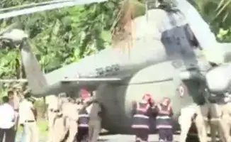 Президент Индии Драупади Мурму оказалась в затруднительном положении: вертолёт застрял в незастывшем бетоне в Керале