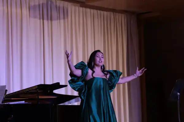 Юбилейный концерт «Анам сенсің, туған жер» в честь празднования 100-летия Нургисы Тлендиева прошел в Астане (6)