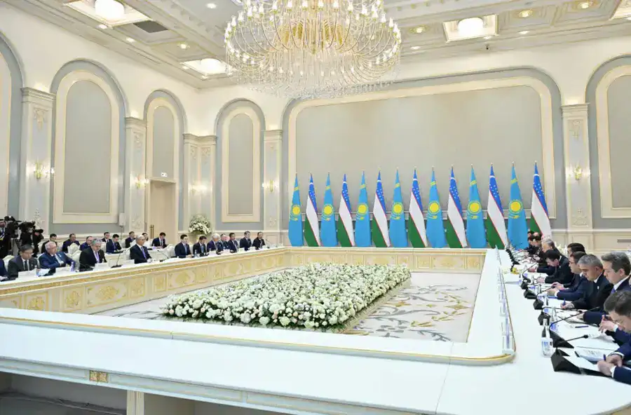 Президенты Казахстана и Узбекистана приняли участие во втором заседании Высшего межгосударственного совета (4)