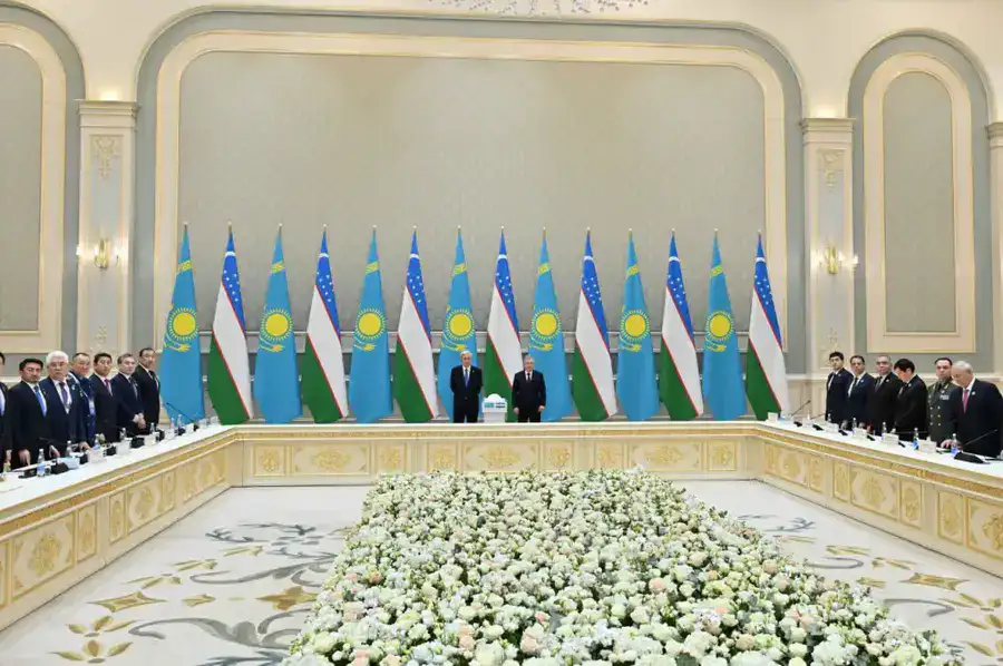 Президенты Казахстана и Узбекистана приняли участие во втором заседании Высшего межгосударственного совета (8)