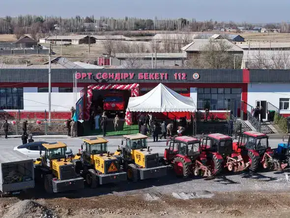 В ТУРКЕСТАНСКОЙ ОБЛАСТИ ОТКРЫТЫ 3 НОВЫХ ПОЖАРНЫХ ПОСТА (3)