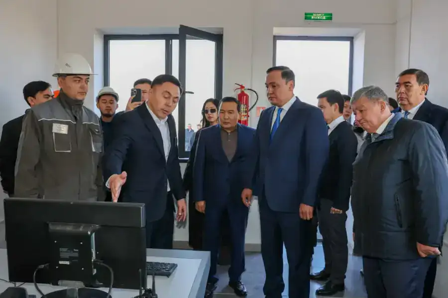 Завод по производству извести запустили в Жамбылской области (5)