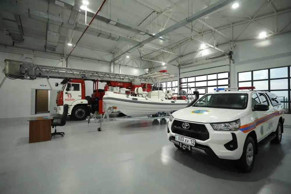 В Мангистау открылись три новых пожарных центра (8)