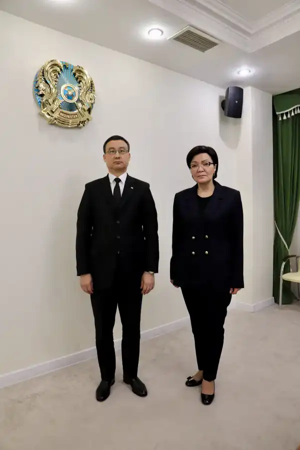 С. Жакупова обсудила развитие сотрудничества и цифровизацию в социально-трудовой сфере с главой Минтруда Туркменистана М. Сылаповым (3)