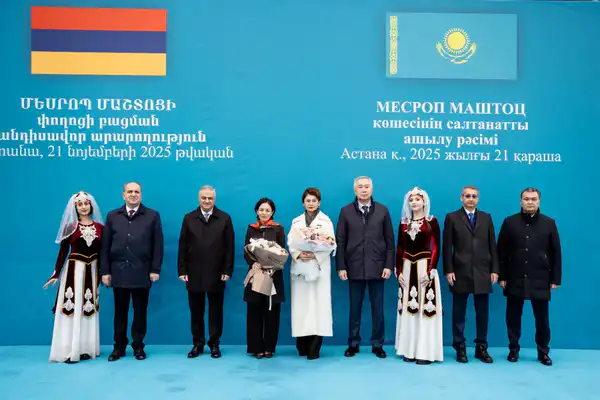 Улицу Месропа Маштоца открыли в Астане (4)