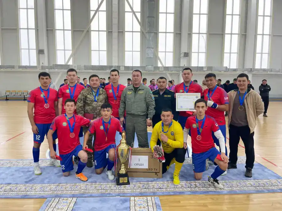 В Национальной гвардии прошел турнир по мини-футболу среди команд Астанинского гарнизона (5)