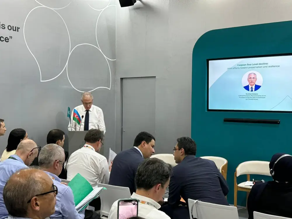 Сайд-ивент посвящённый снижению уровня Каспийского моря (2)