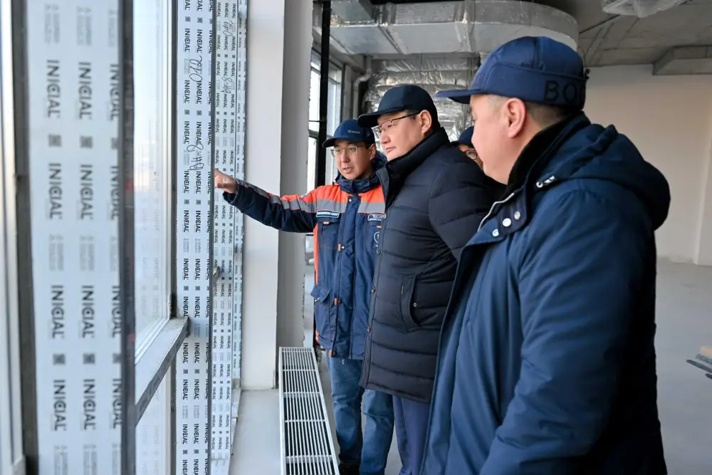 Строительство Дворца школьников на 500 мест в Семее ведется ускоренными темпами (3)