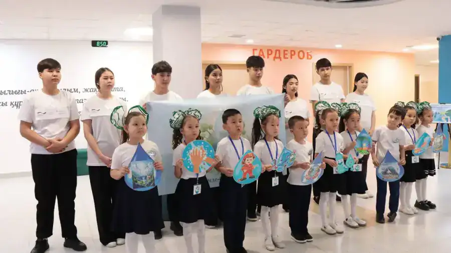 Более тысячи школьников Кызылординской области приняли участие в открытом уроке на тему экономии воды (7)