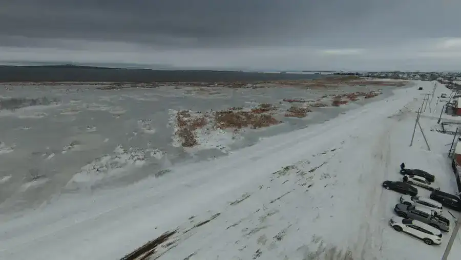 В селе Зеренда завершено строительство защитного вала (3)
