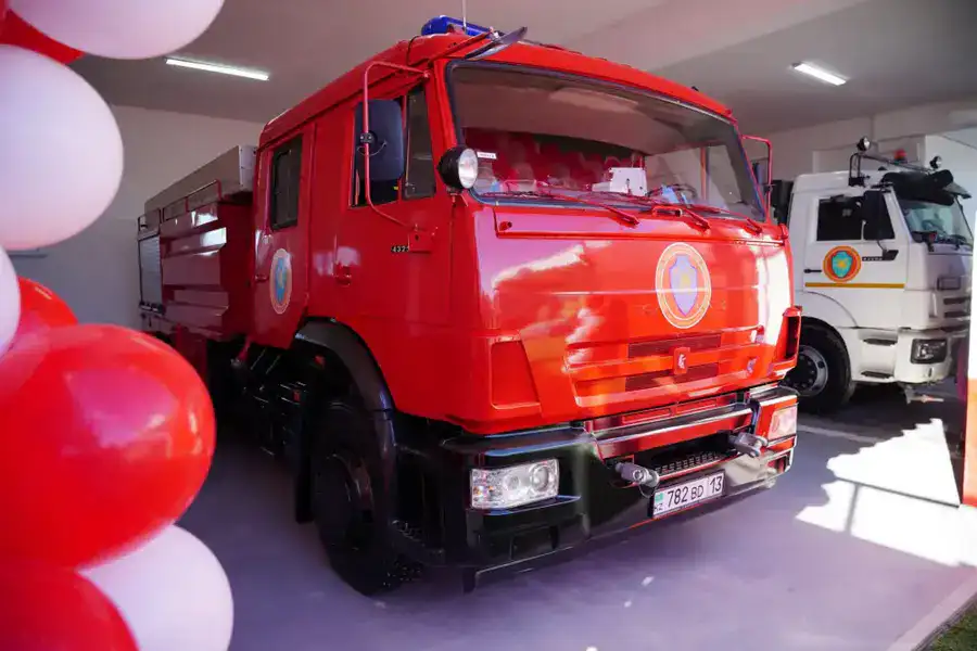 В ТУРКЕСТАНСКОЙ ОБЛАСТИ ОТКРЫТЫ 3 НОВЫХ ПОЖАРНЫХ ПОСТА (2)