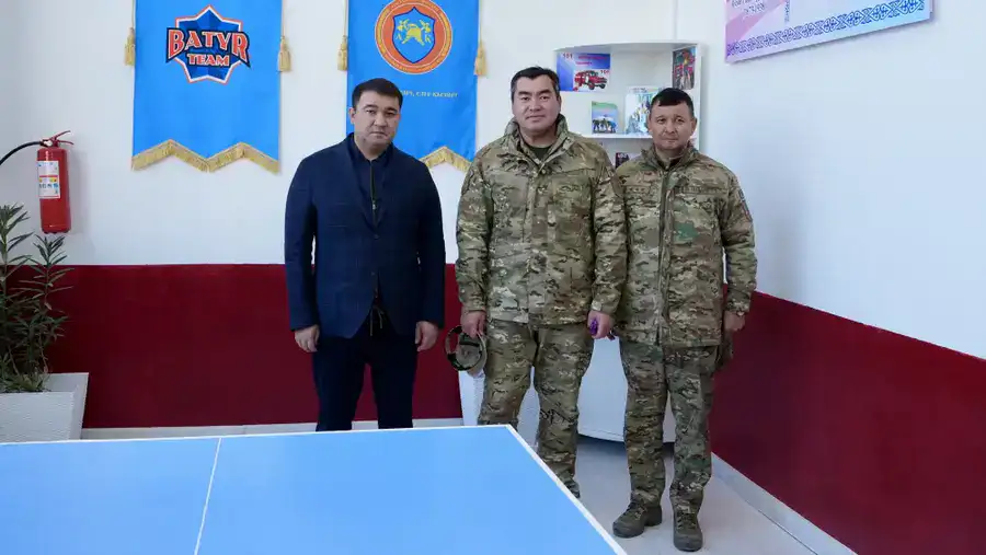 Глава МЧС открыл в селе Карамурт новый ДПФ «Ауыл құтқарушылары» (9)