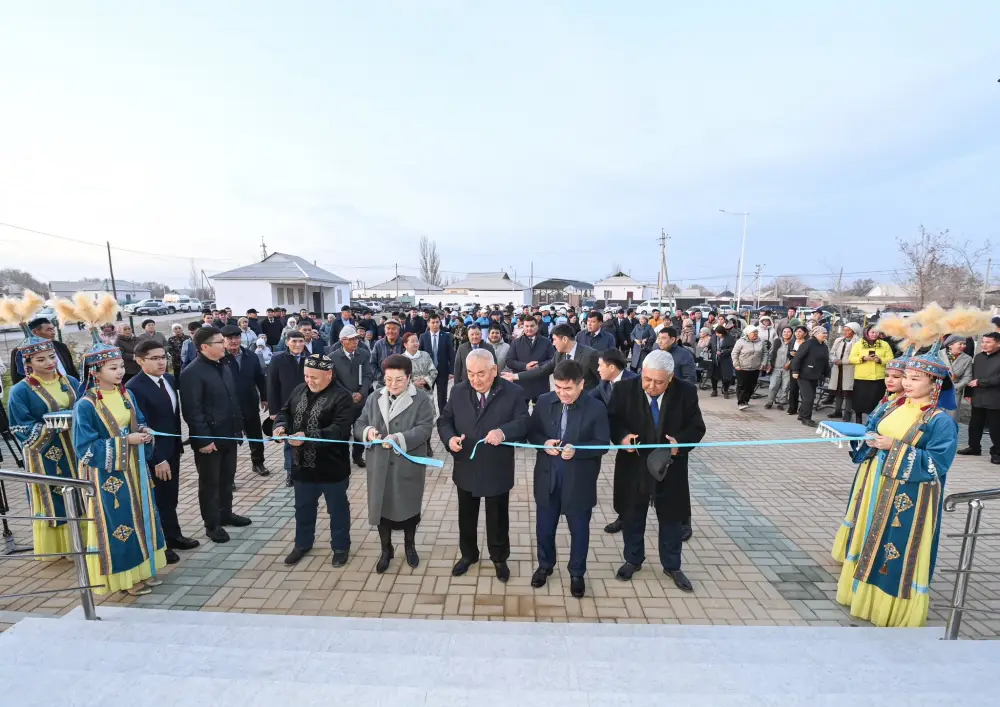 В Шиелийском районе открылся физкультурно-оздоровительный комплекс (5)