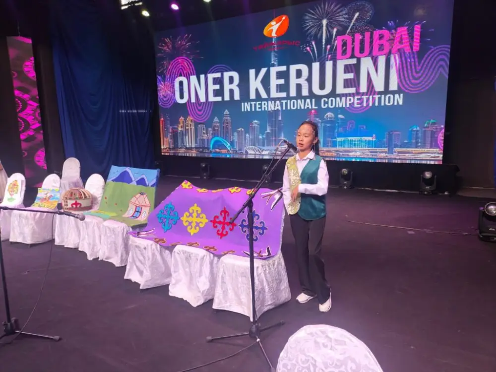 Школьница из Жамбылского района удостоена Гран-при на международном конкурсе в Дубае (2)