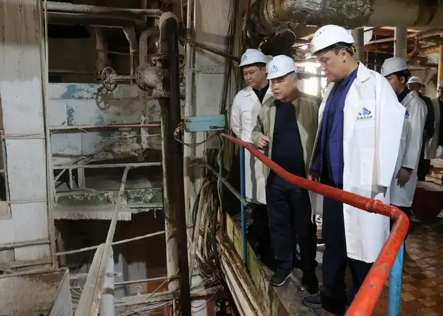 Ербол Карашукеев ознакомился с развитием свекольной отрасли в Меркенском районе (9)