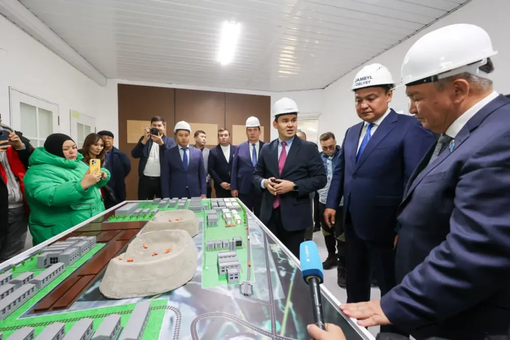 В Жамбылской области запущена первая малая промышленная зона: старт дан производству стройматериалов (10)