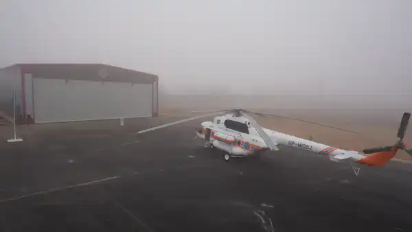 В области Ұлытау введён в эксплуатацию первый авиационный отряд МЧС Казахстана (10)