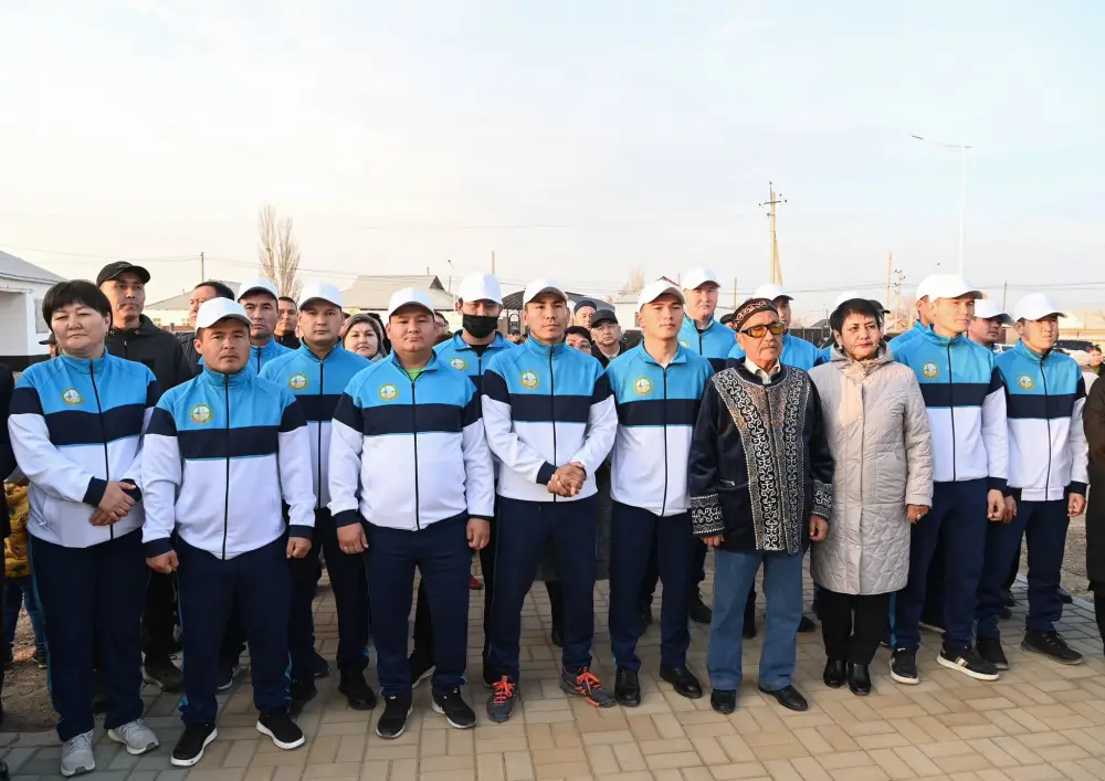 В Шиелийском районе открылся физкультурно-оздоровительный комплекс (7)