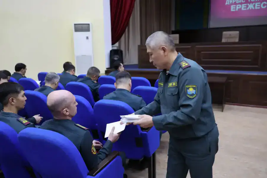 В Главном командовании Национальной гвардии прошло диагностическое тестирование по системе Qaztest (6)