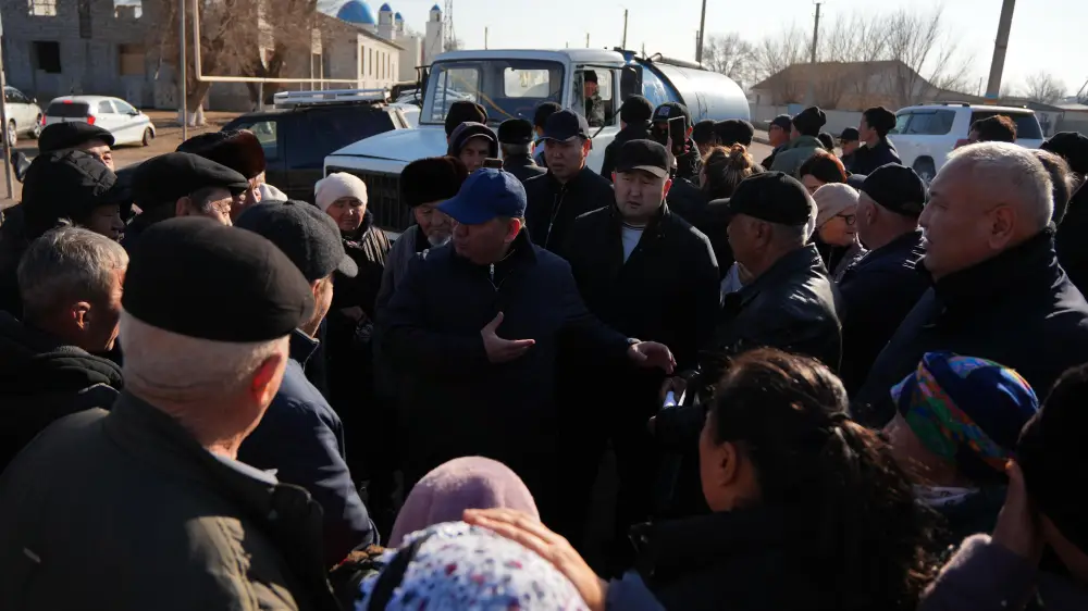 О состоянии водопроводных сетей в селе Акши (2)