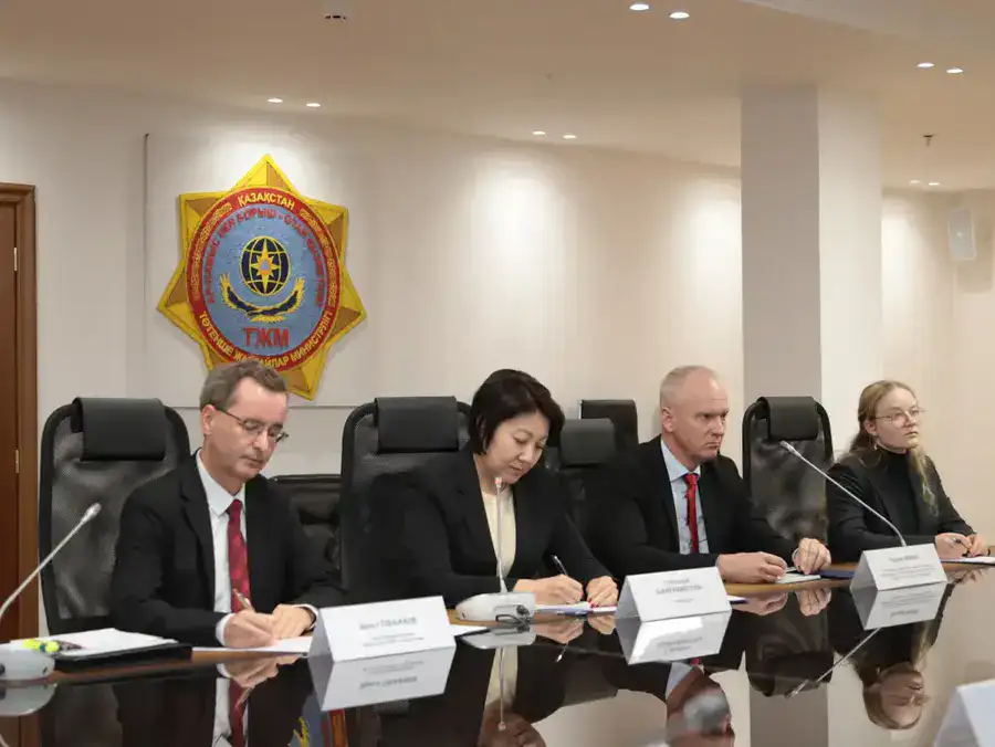 Встреча представителей МЧС Казахстана с делегацией Посольства Федеративной Республики Германия (2)