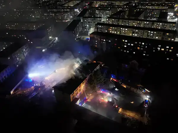 огонь пожар Алматы