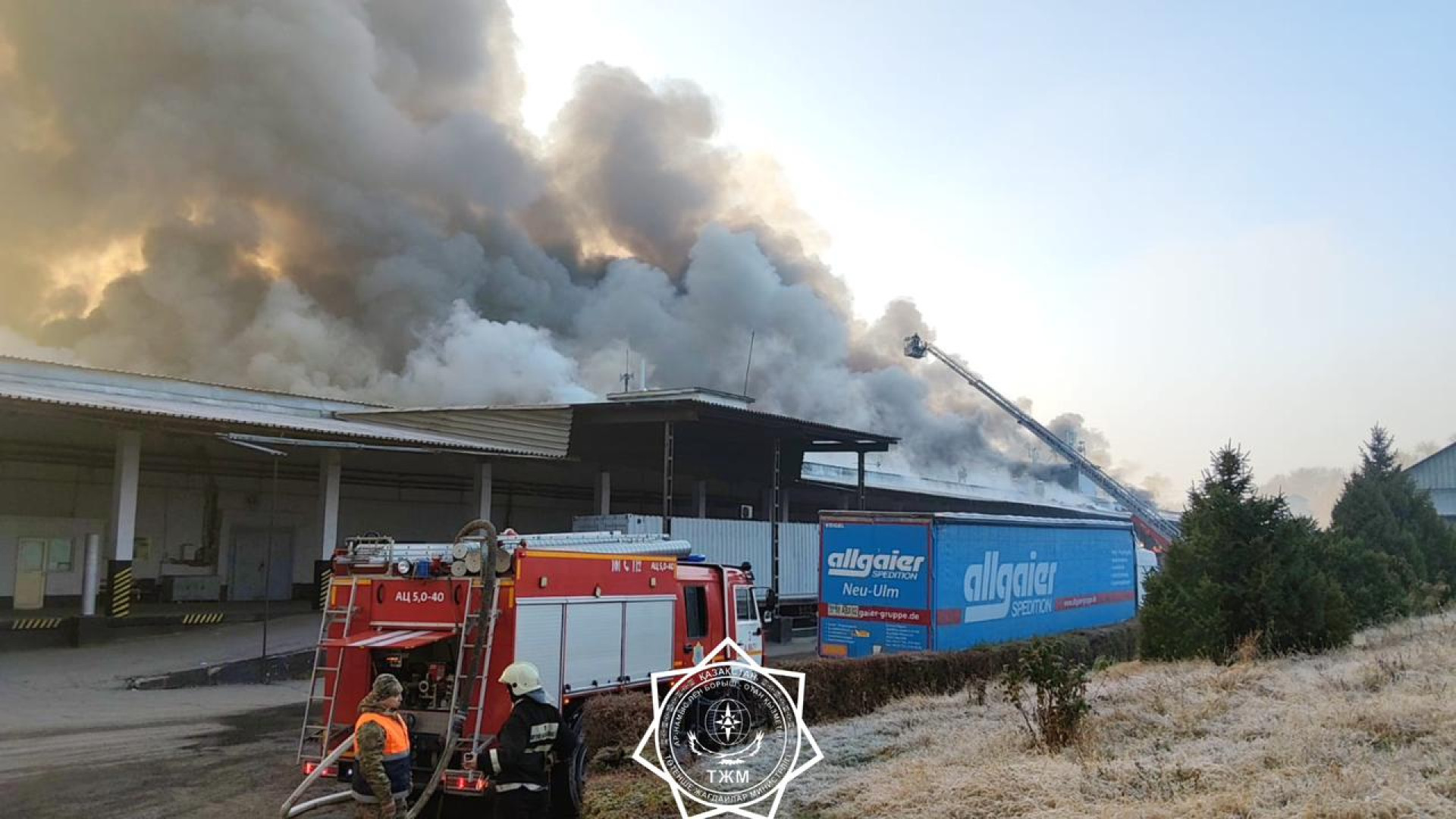 пожар в Алматы