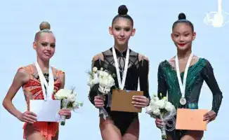 Золотые ноты гимнастики: Айганым Рысбек завоевала медали на турнире в Пекине