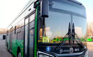 Новый маршрут автобуса №21 в Алматы