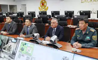 Делегация МВД Узбекистана в Главном командовании Национальной гвардии обмен опытом охраны и конвойной службы