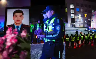 В Атырау вспоминают героя-полицейского Шалхара Акымгалиева, спасшего жизнь в ледяной воде