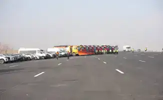 Открыт новый участок четырехполосной трассы «Узынагаш – Отар» между Алматы и Шымкентом