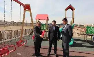 Сарыагаш: Новый медицинский центр и детская площадка