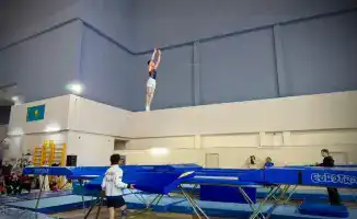 Кто поднимется на вершину батутной гимнастики?