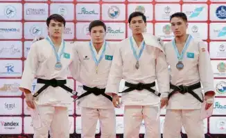 Военнослужащие Национальной гвардии Казахстана демонстрируют спортивные достижения на чемпионате по дзюдо