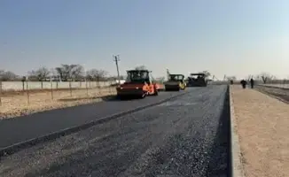 Обновление дорог в Наурызбайском районе Алматы