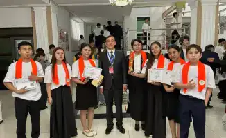 Туркестанские школьники завоевали призовые места на республиканском конкурсе искусств "Акберен" в Кокшетау