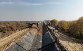 Масштабная модернизация: работы по бетонированию более 62 км земляных каналов ведутся в Туркестанской области